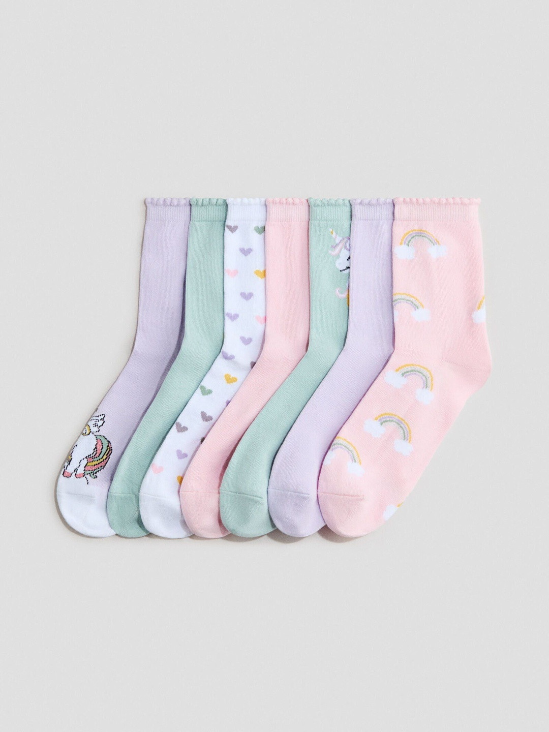 H&M Girls Patterned Above Ankle Socks
