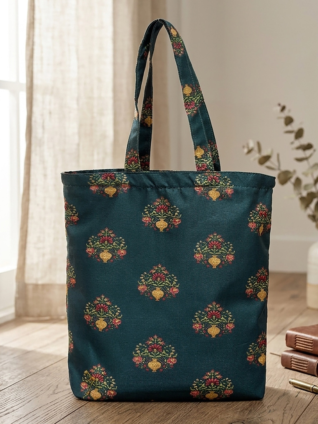 BANDICOOT Ethnic Motifs Printed Shopper Tote Bag