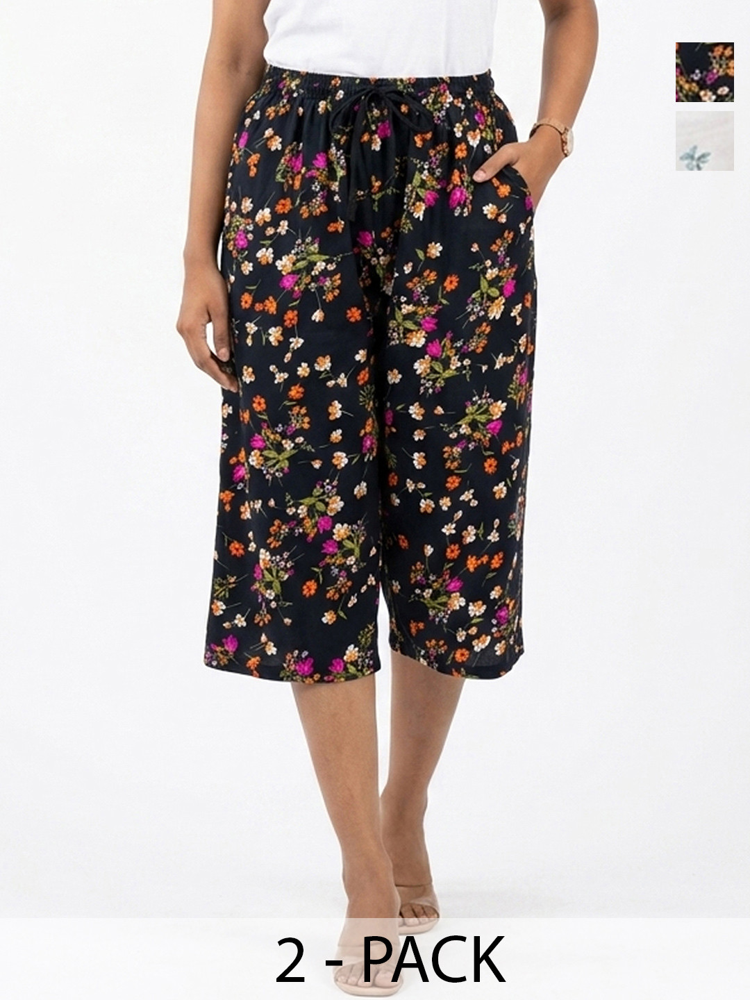 BAESD Women Printed Capris