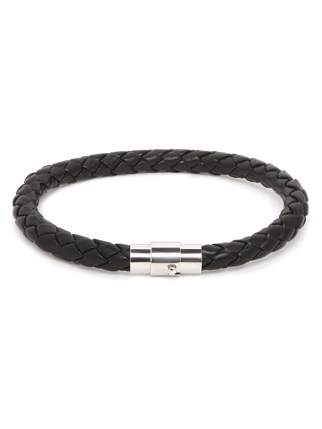 OOMPH Men Leather Wraparound Bracelet