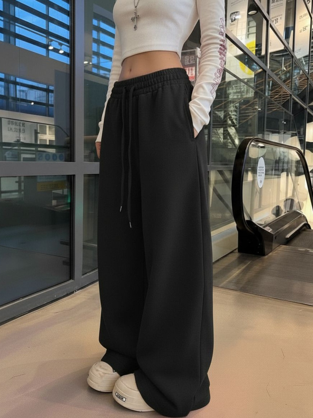 WARCOURT Women Relaxed Fit Track Pants