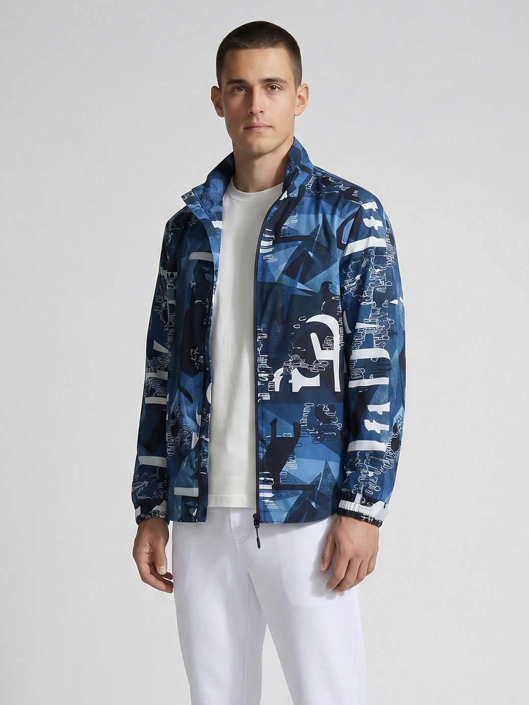 Sports 52 wear Printed Hooded Rain Jacket