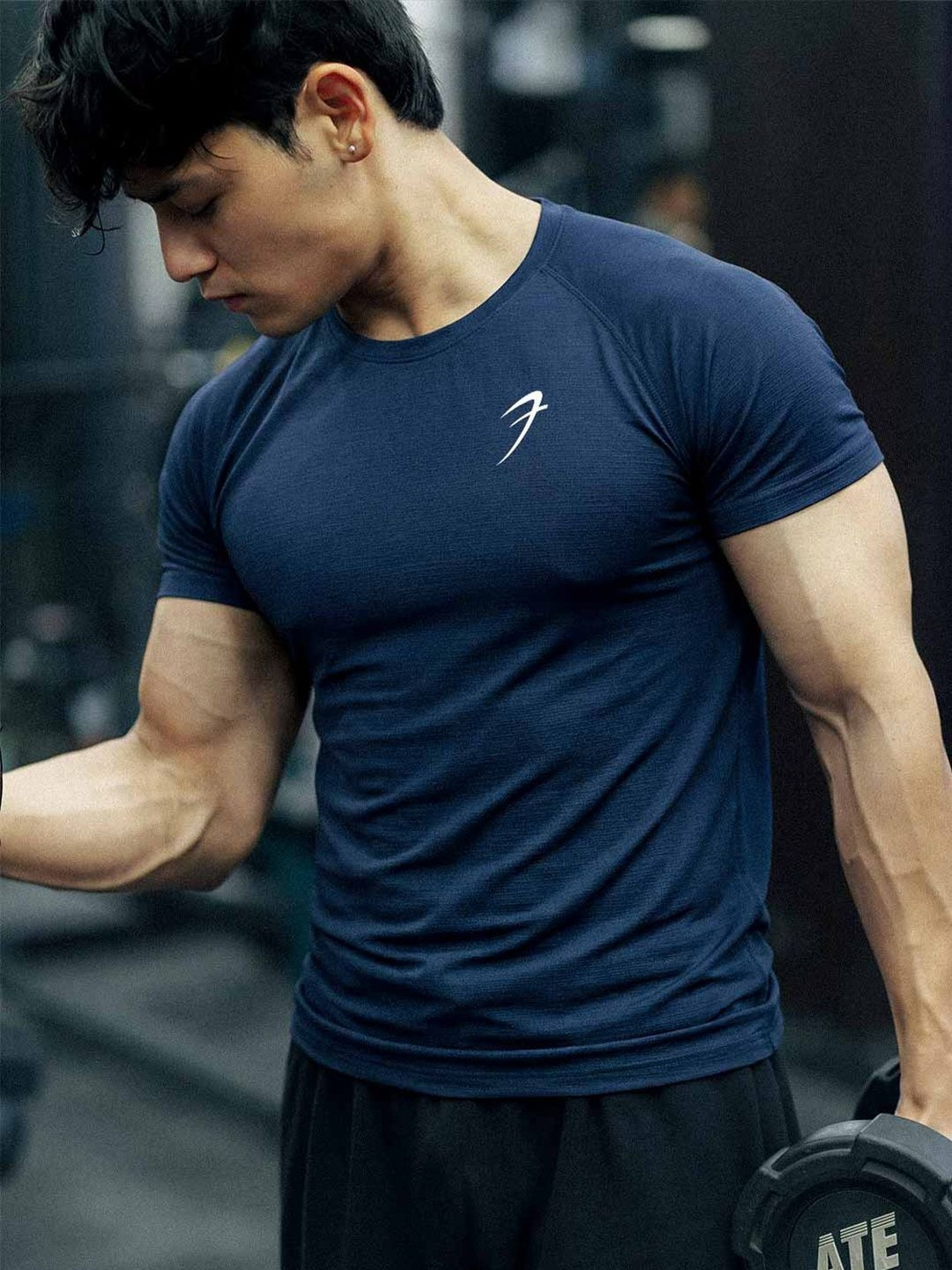 FUAARK Rogue Gym Polyester Round Neck Short Sleeves Slim Fit T-shirt