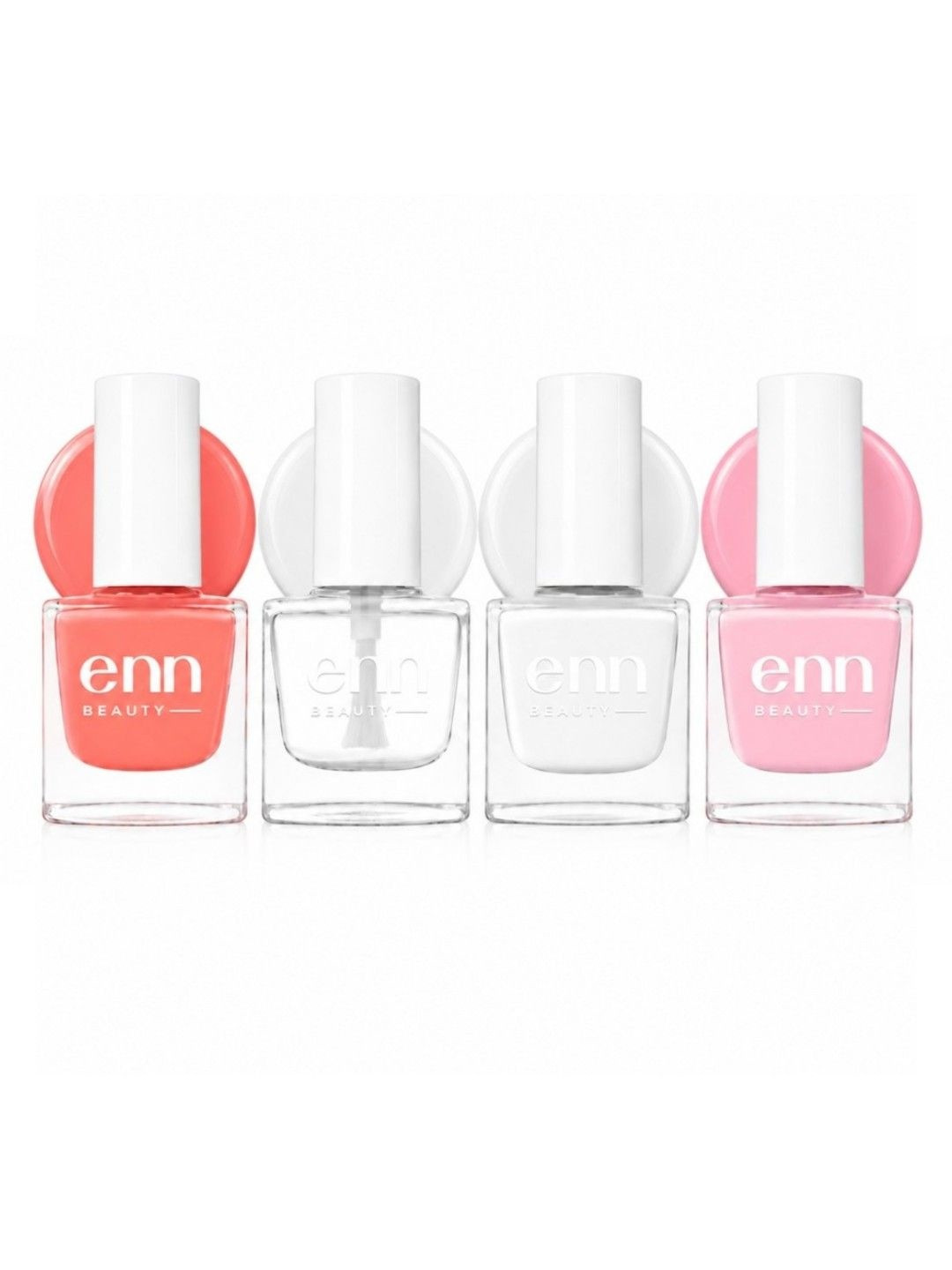 ENN Set Of 4 Chip Resistant Nail Paint- 5 ml Each