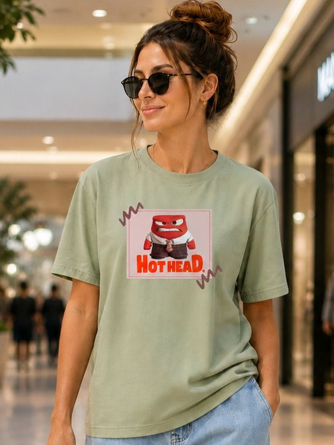 ELVIA Women Printed T-shirt