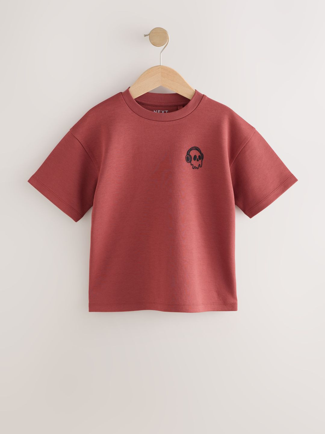 NEXT Boys Drop-Shoulder Sleeves Relaxed Fit T-shirt