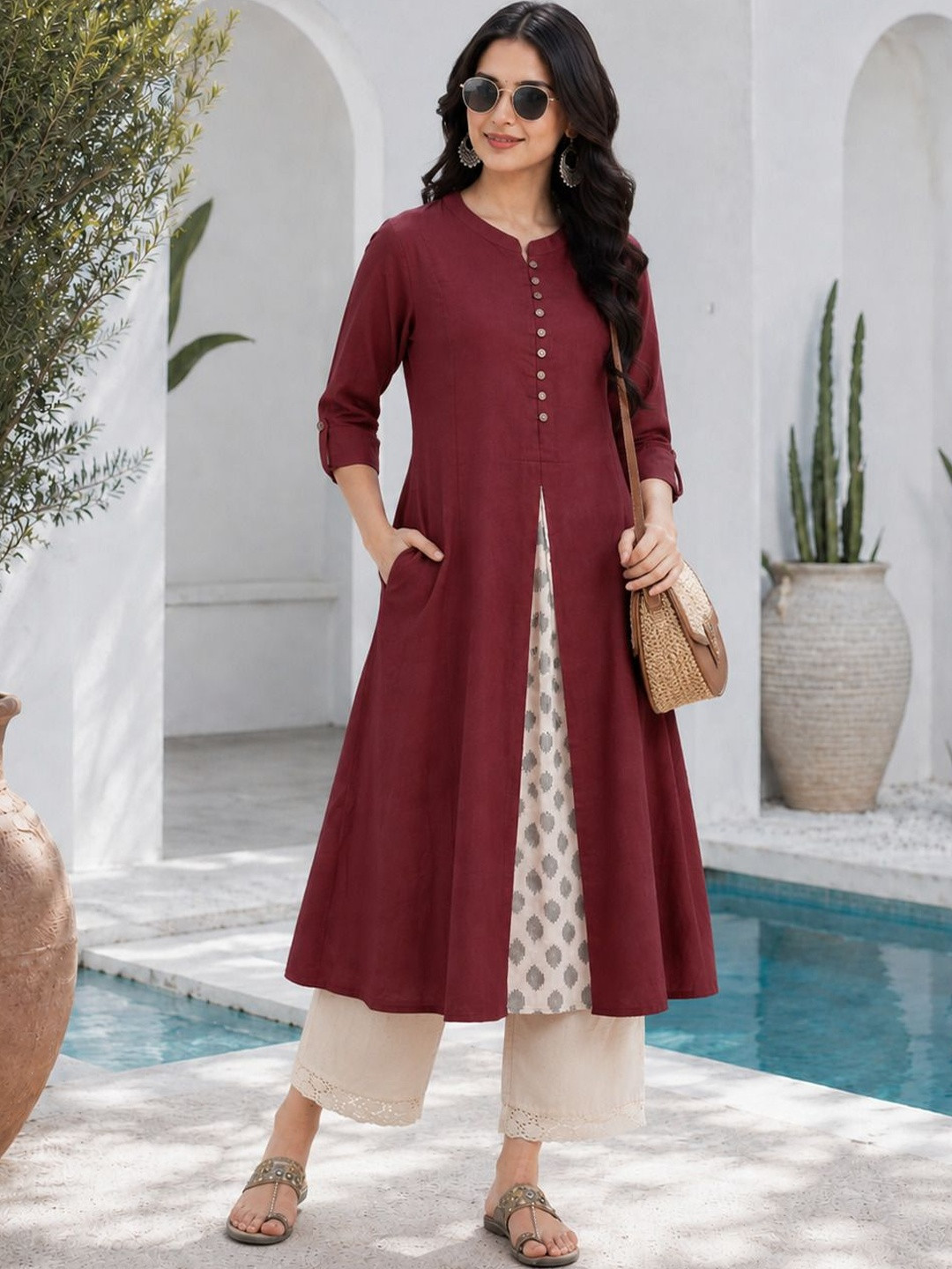 VASTROOP Women Ethnic Motifs Kurta