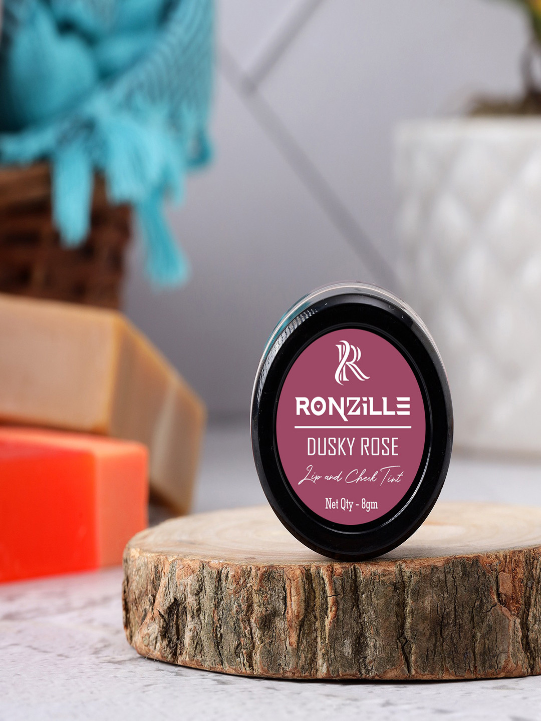 Ronzille Long Lasting Lip & Cheek Tint To Nourish & Hydrate 8g - Dusky Rose 01