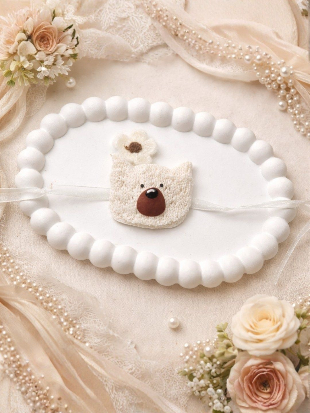 I Jewels Cute Teddy Bear Design Kids Rakhi with Roli Chawal & Raksha Bandhan Card