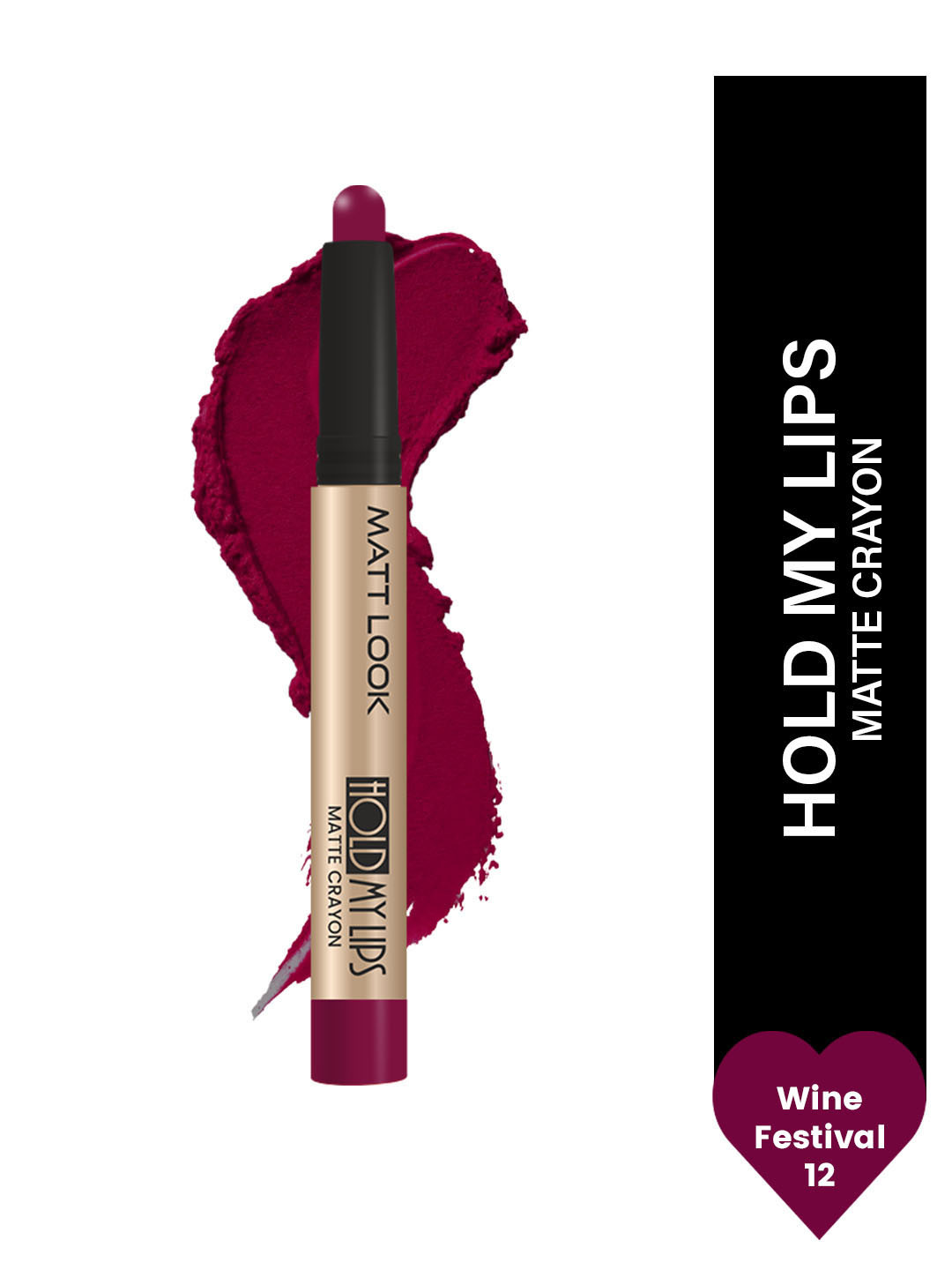 MATTLOOK Hold My Lips Matte Crayon - Wine Festival-12
