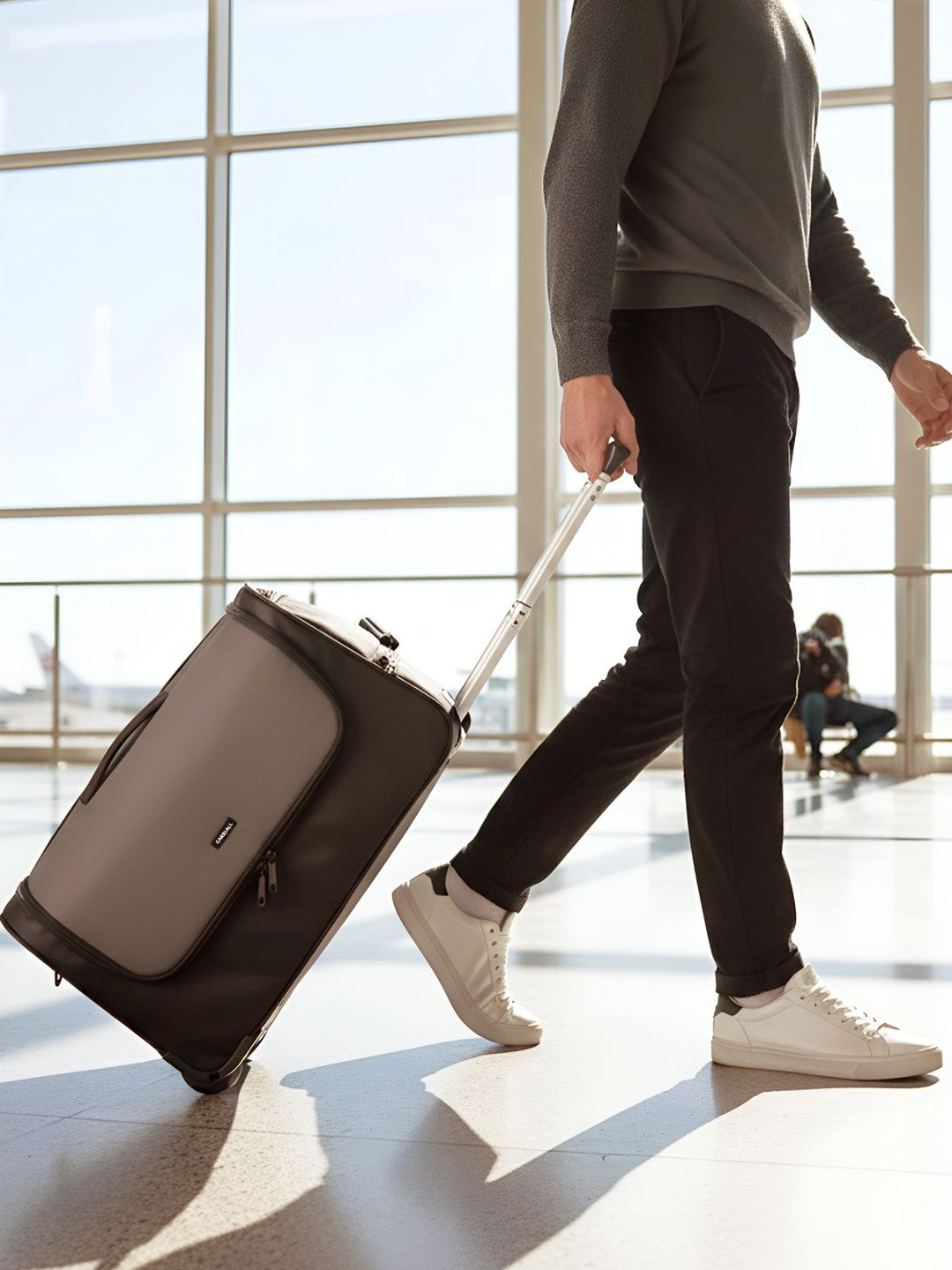 CARRIALL Colourbocked Travel Duffel Bag