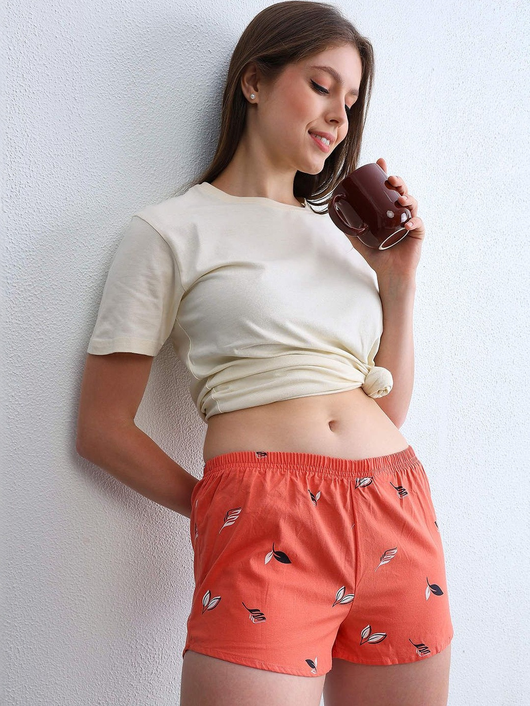 ETC Women Printed Lounge Shorts