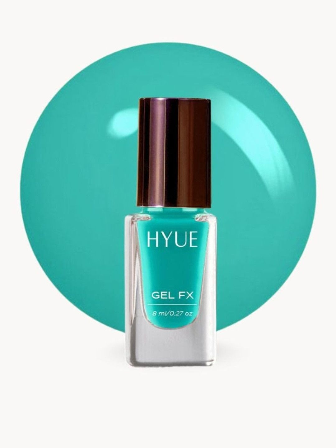 HYUE Gel FX Long Lasting High-Shine Flawless Nail Paint Mint Mojito-8ml