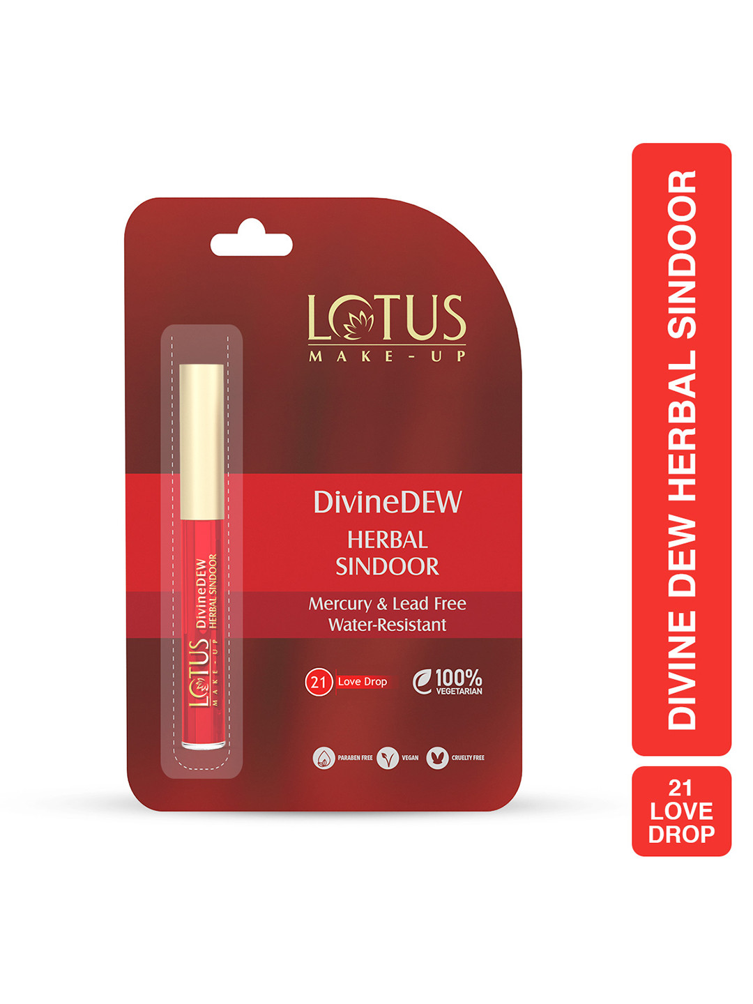 Lotus Herbals Sustainable Divine Dew Love Drop 21 Sindoor-5.4 ML
