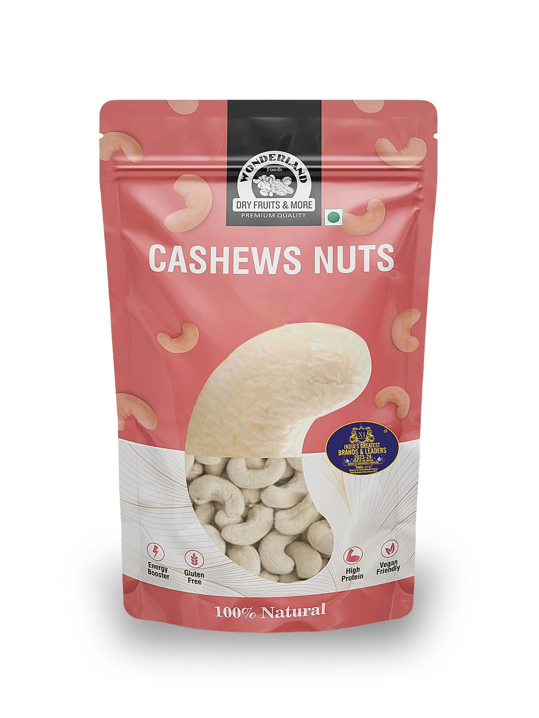 Wonderland Foods Raw Cashew- 200gm