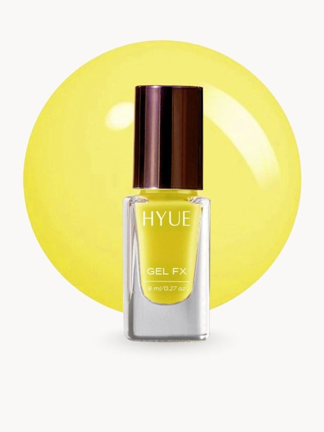 HYUE Gel FX Nail Paint Lime Zest Quick Dry and Chip Resistant - 14 Day Long Wear- 8ml