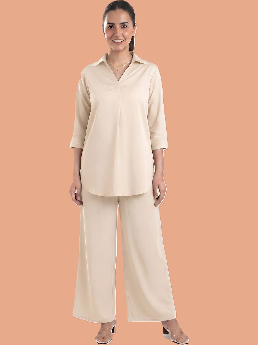 Moirai Chiffon A-Line Dress