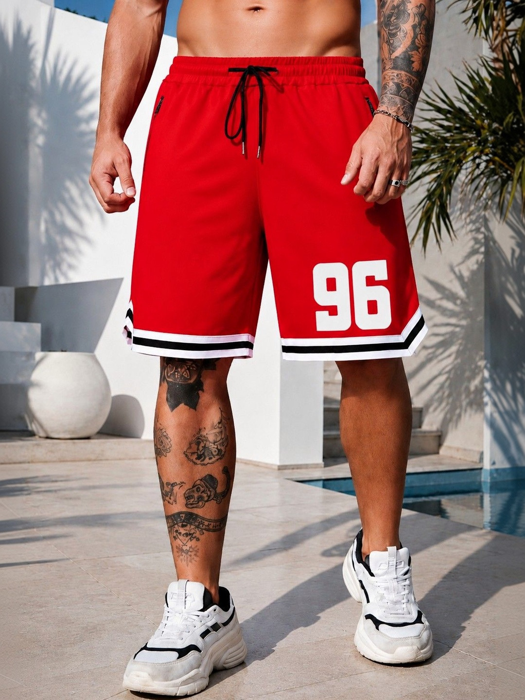 FAIRIANO Men Printed Outdoor Sports Shorts