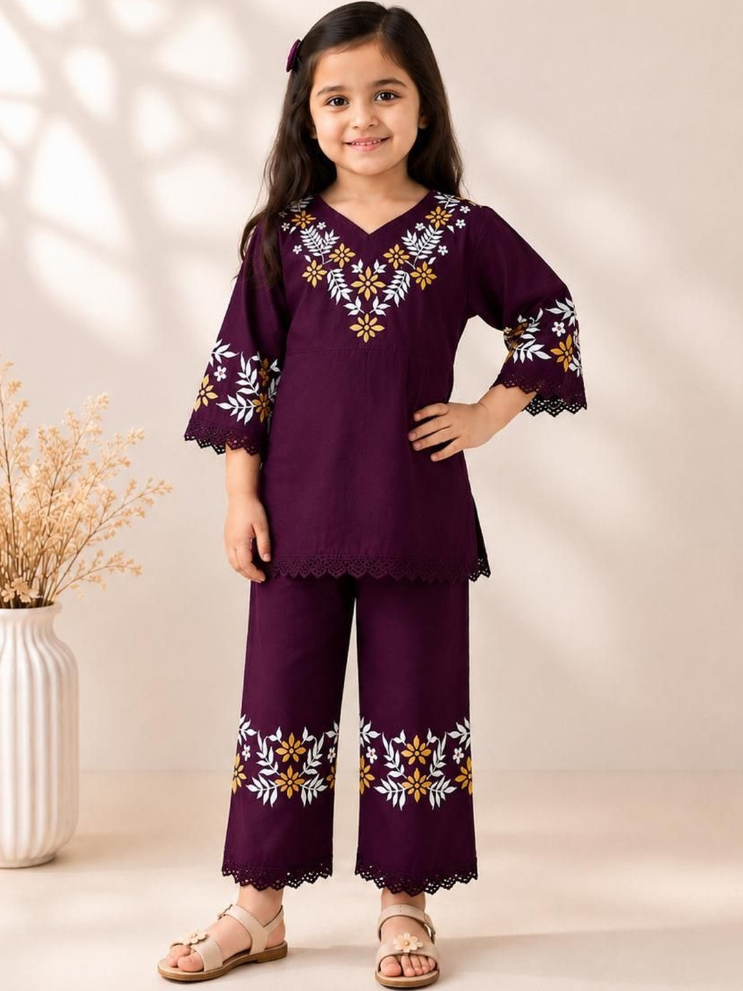 BAAQI Girls Tunic with Trousers