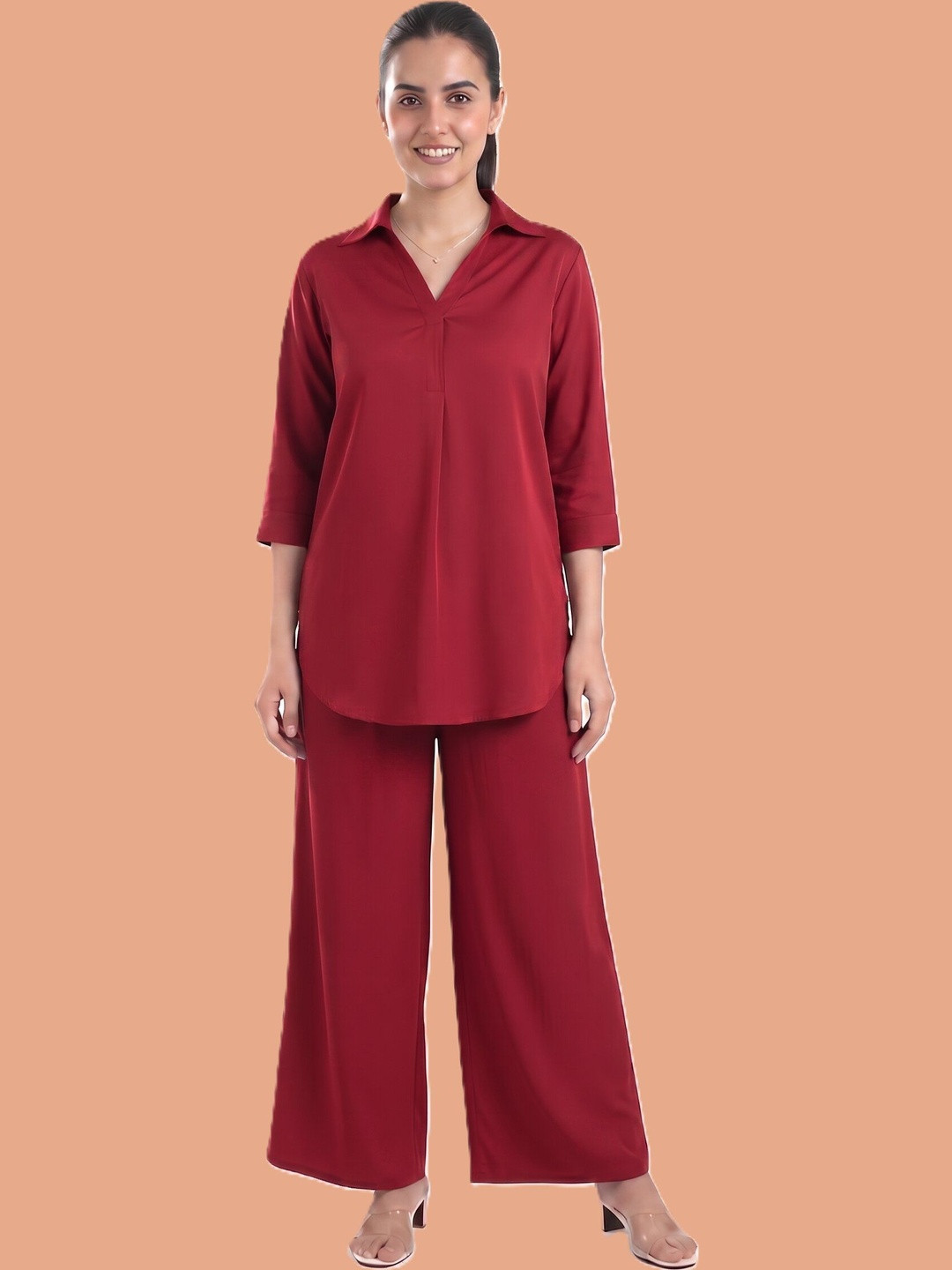 Moirai Chiffon A-Line Dress
