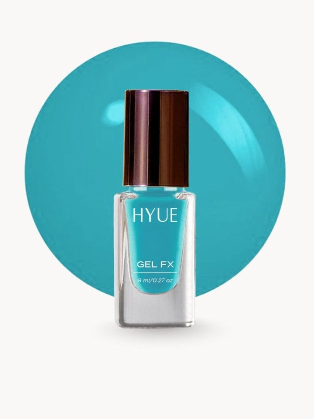 HYUE Gel FX Nail Paint Rain Drop Quick Dry and Chip Resistant 14 Day Long Wear 8ml