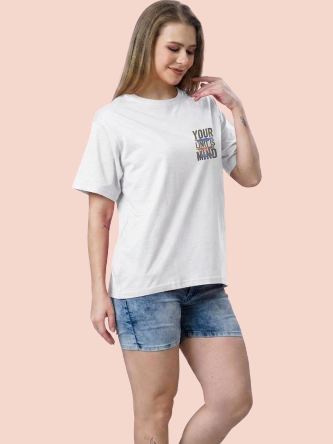 Lango Women Typography Printed T-shirt