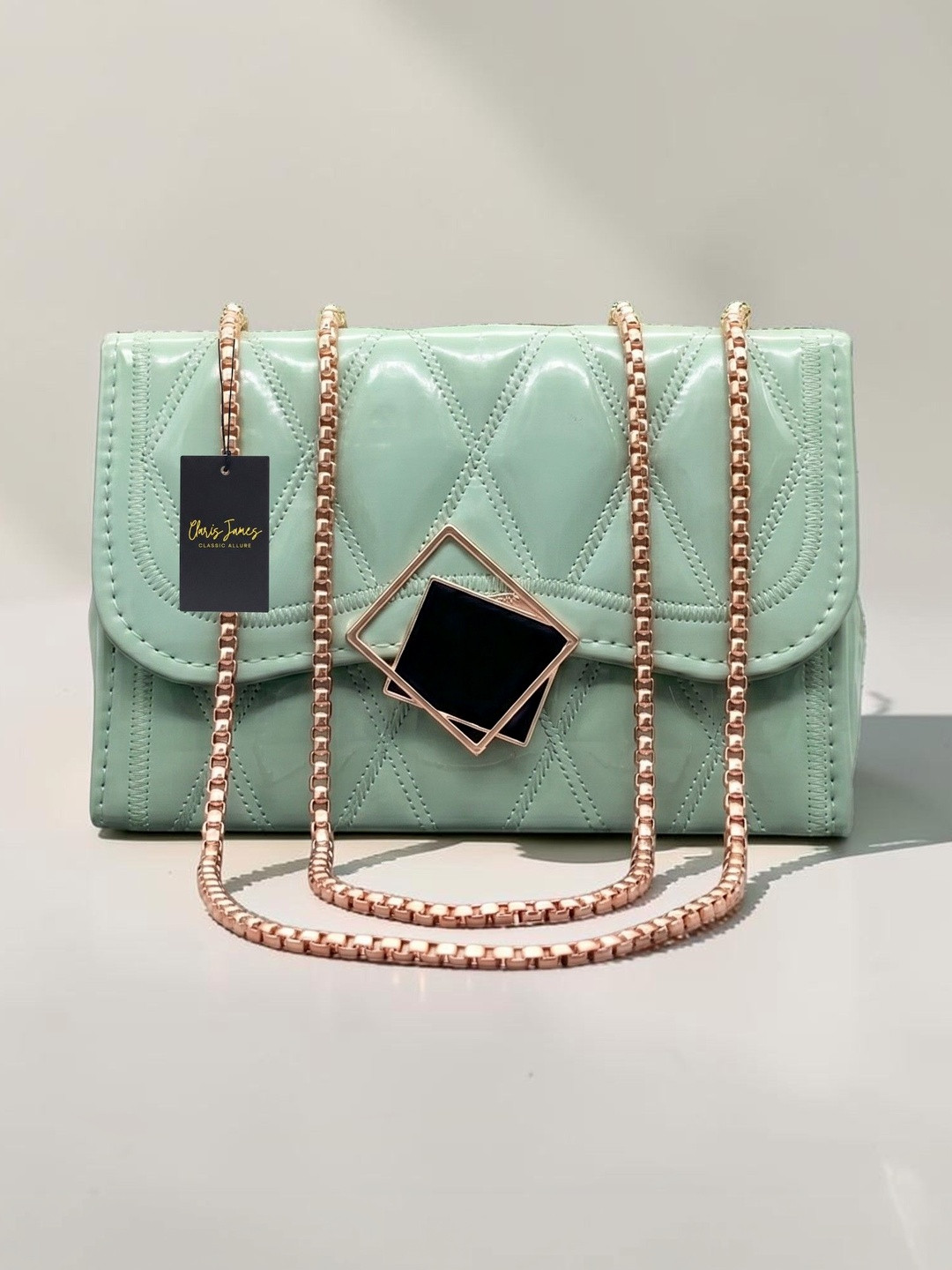 CLARIS JAMES PU Sling Bag with Quilted