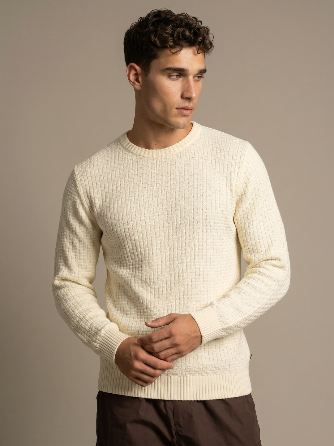 glitchez Self-Design Pullover Sweater