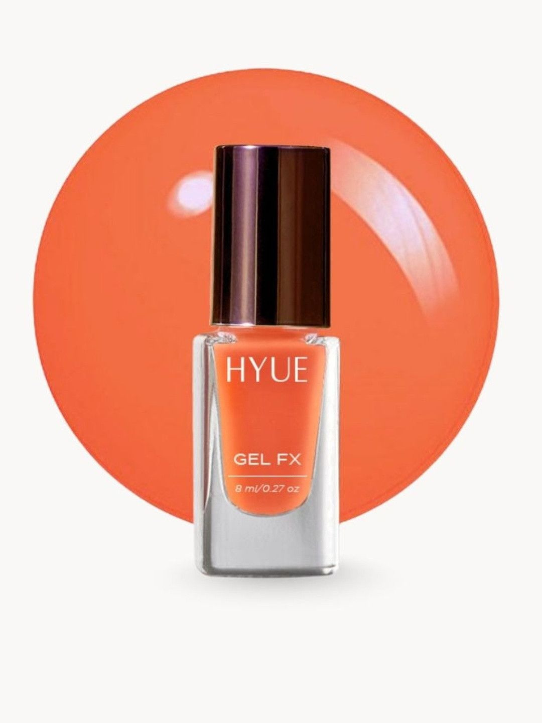 HYUE Gel FX Nail Paint Get Peachy Quick Dry and Chip Resistant - 14 Day Long Wear- 8ml