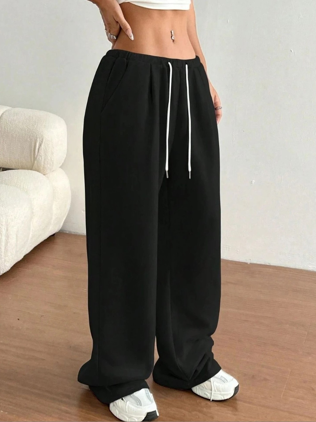 Klowvila Fashion Women Baggy Training Track Pants