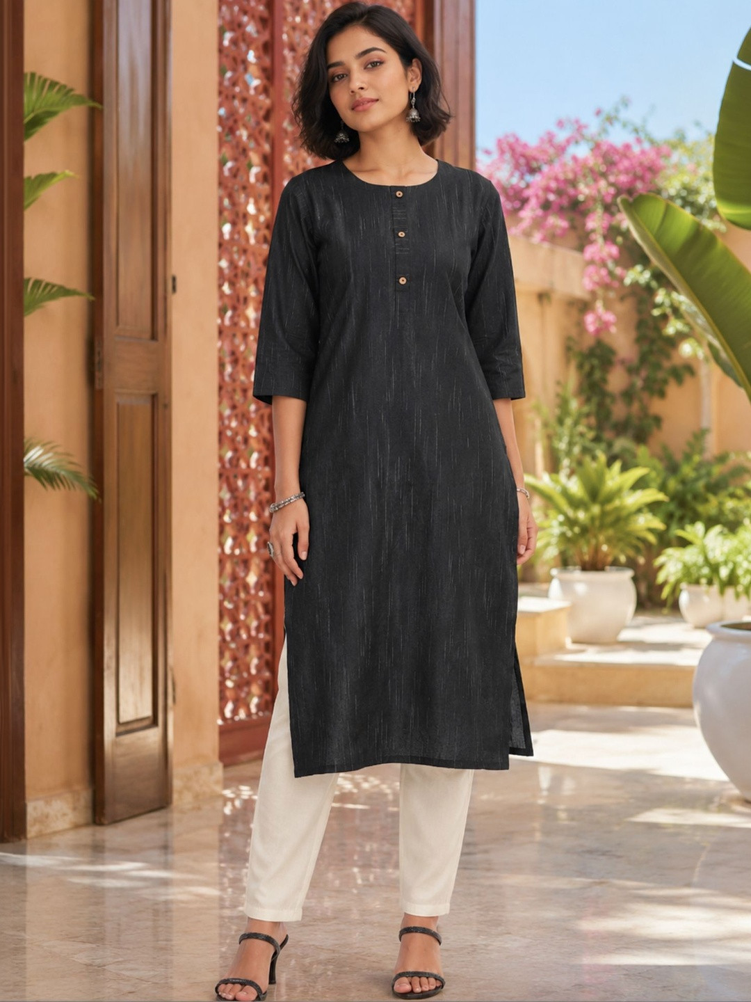 KALINI Women Geometric Kurta