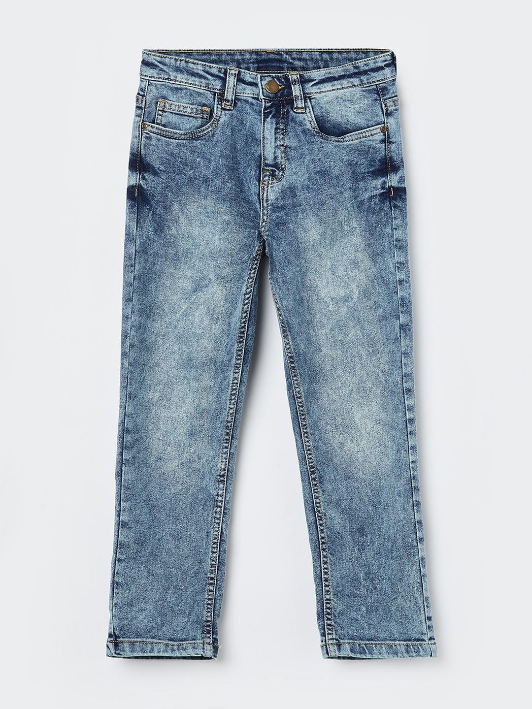Fame Forever by Lifestyle Boys Regular Fit Mid-Rise Stretchable Jeans
