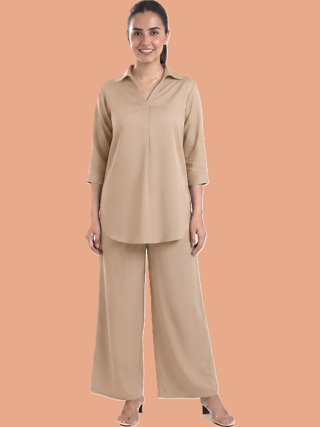 Moirai Chiffon A-Line Dress