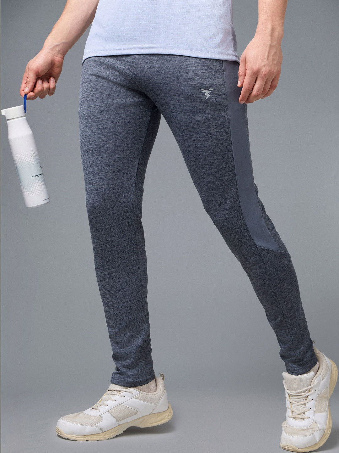 Technosport Men Slim Fit Mid Rise Track Pants