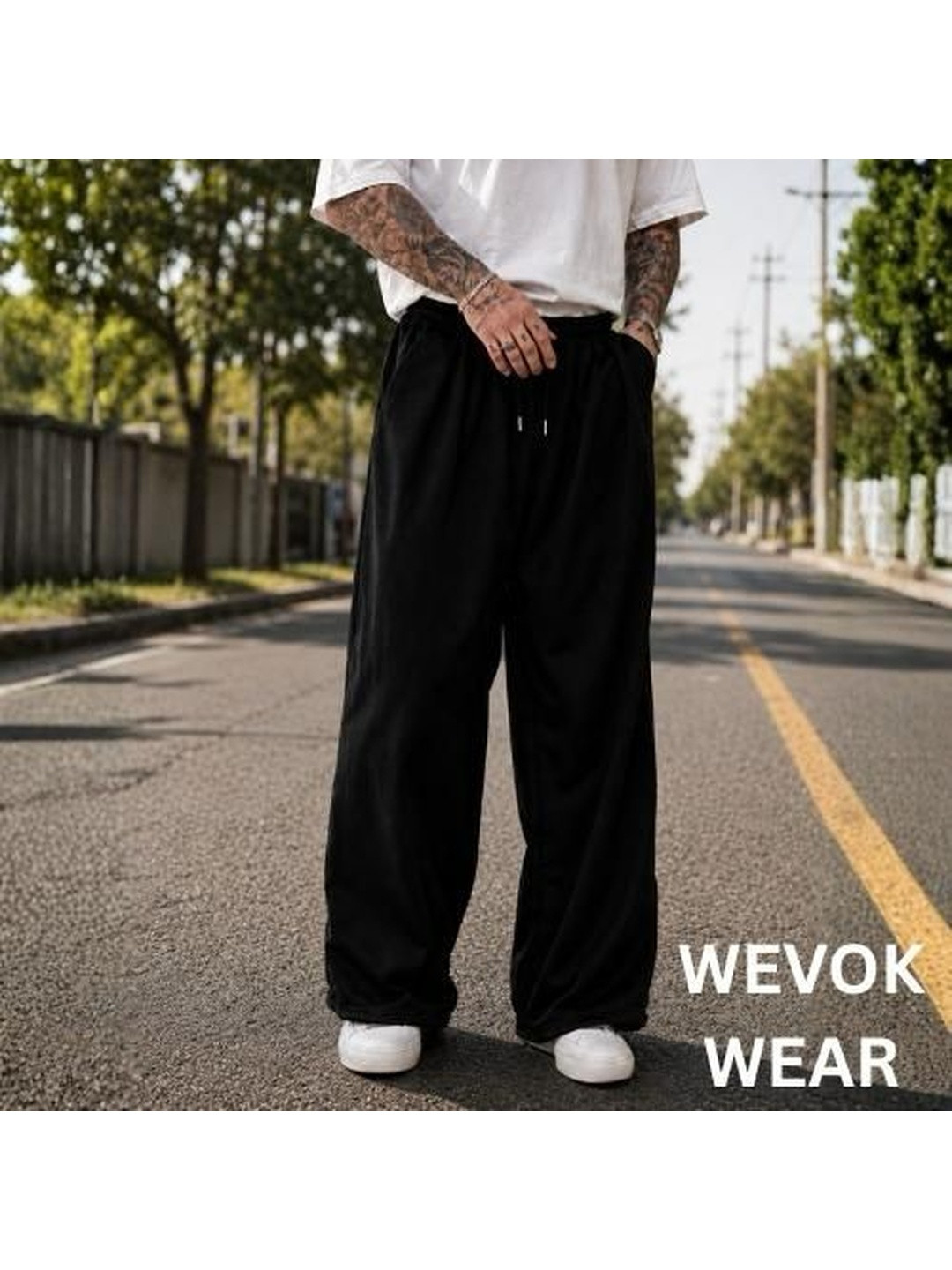 WEVOK WEAR Men Relaxed Fit Track Pants