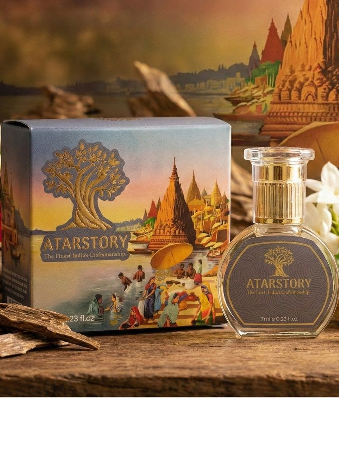 ATARSTORY White Oudh Alcohol Free Long Lasting Luxury Attar - 7 ml