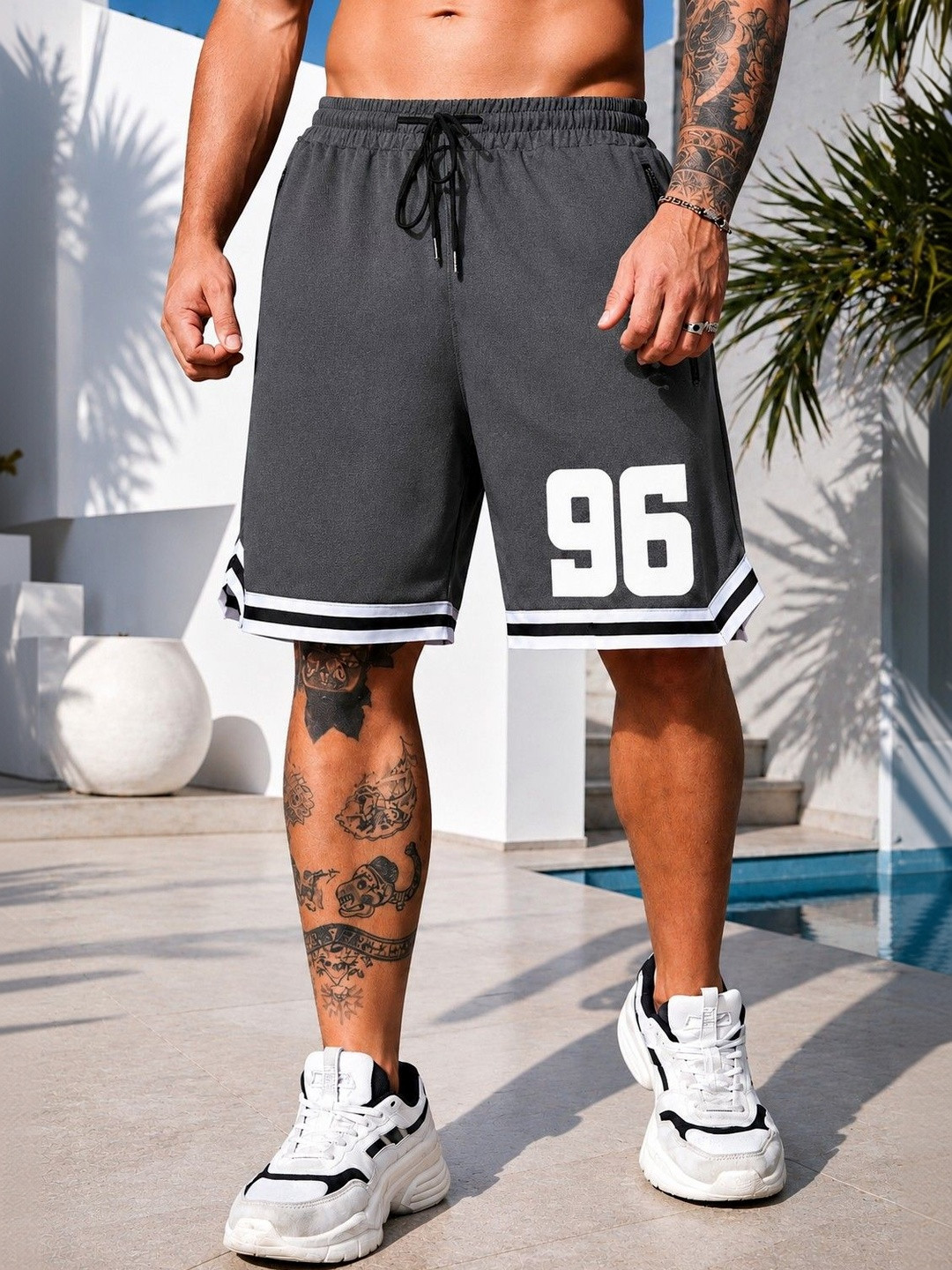 FAIRIANO Men Printed Outdoor Sports Shorts
