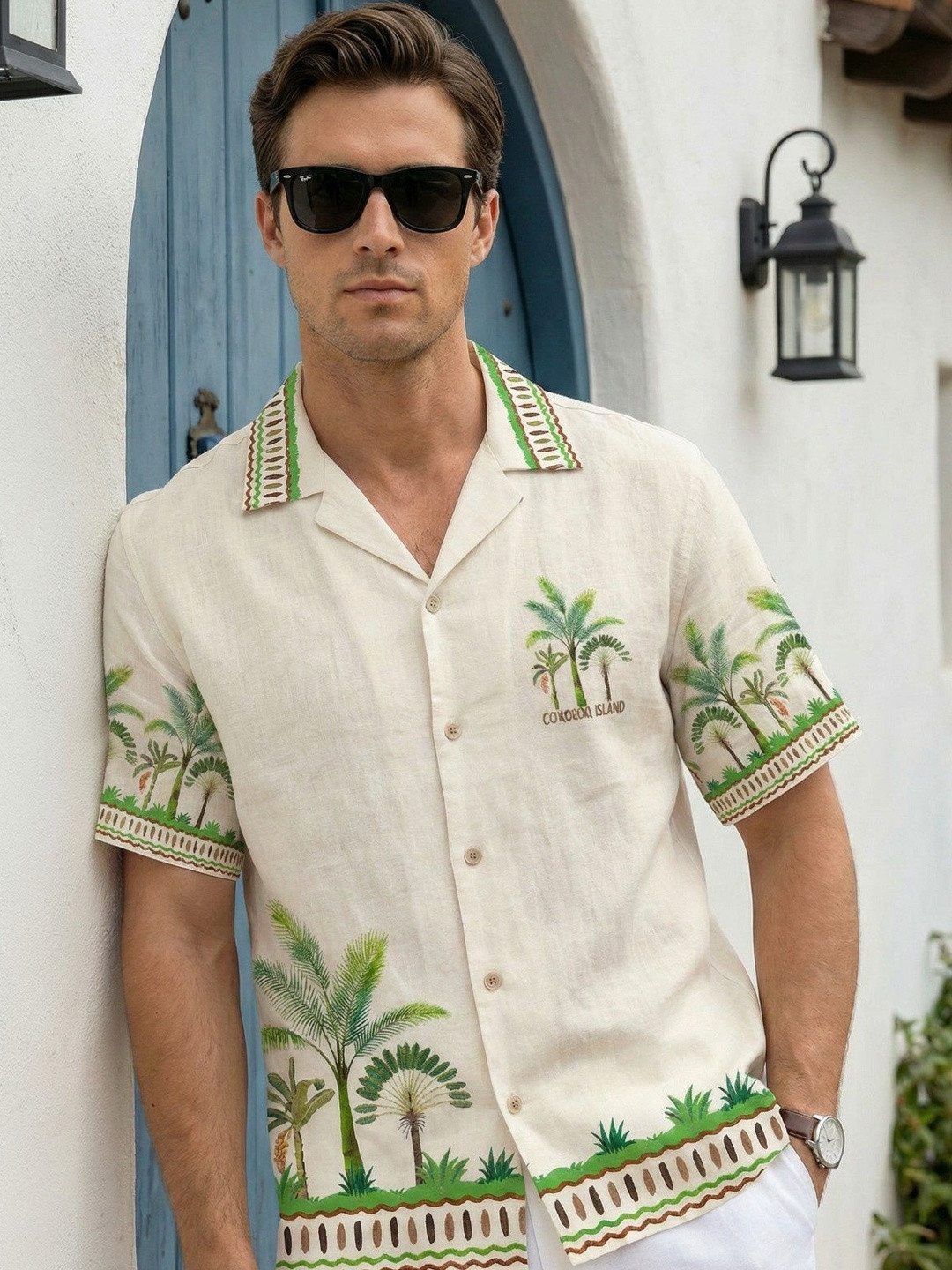 Stenfia Men Printed Casual Shirt