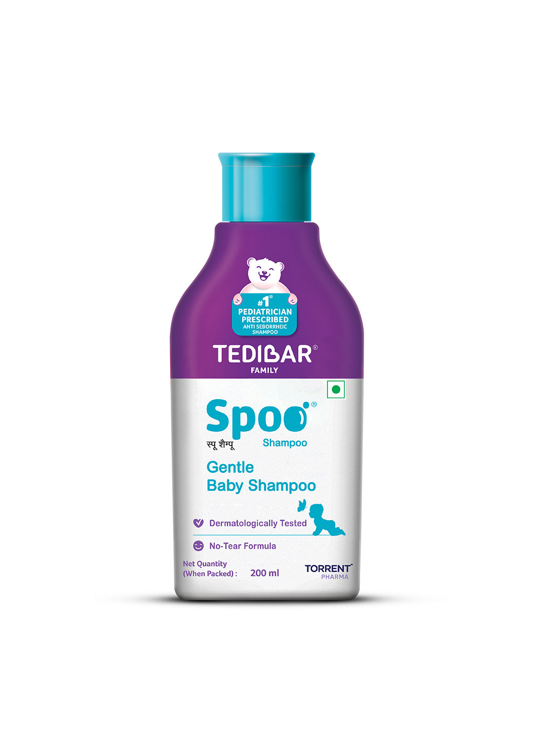 Tedibar Spoo No-Tear Formula Baby Shampoo - 200 ml