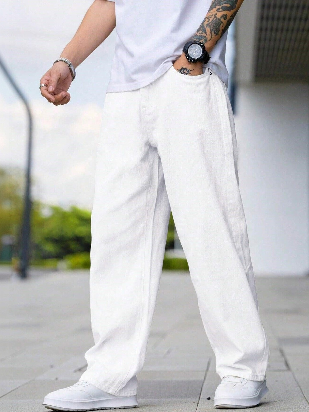 FLAYING Men Mid-Rise Jeans
