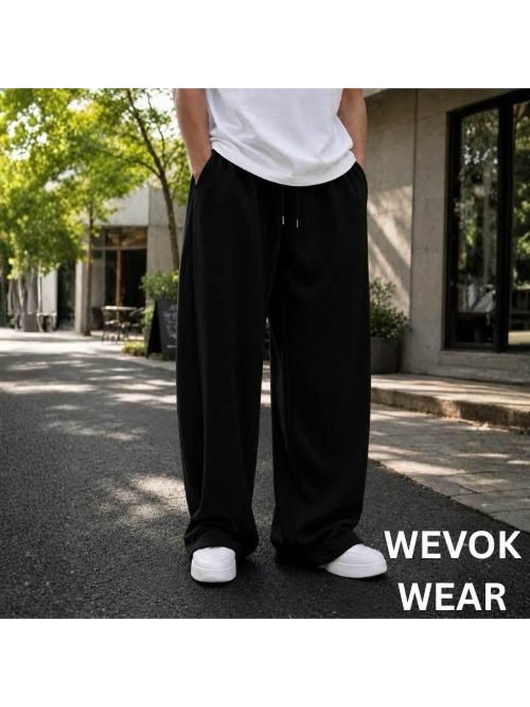 WEVOK WEAR Men Relaxed Fit Track Pants