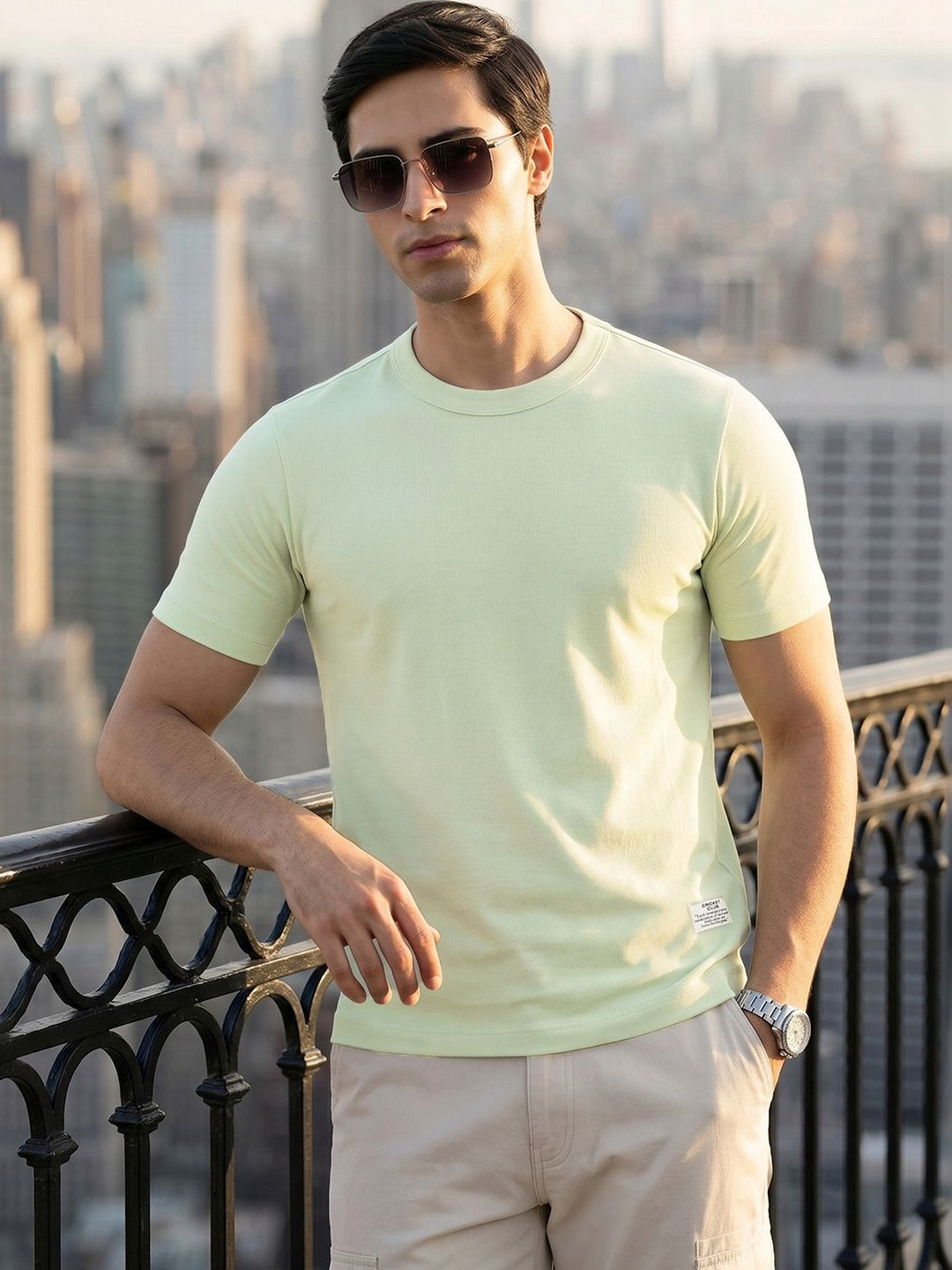 Thomas Scott Men Round Neck Cotton Regular Fit T-shirt