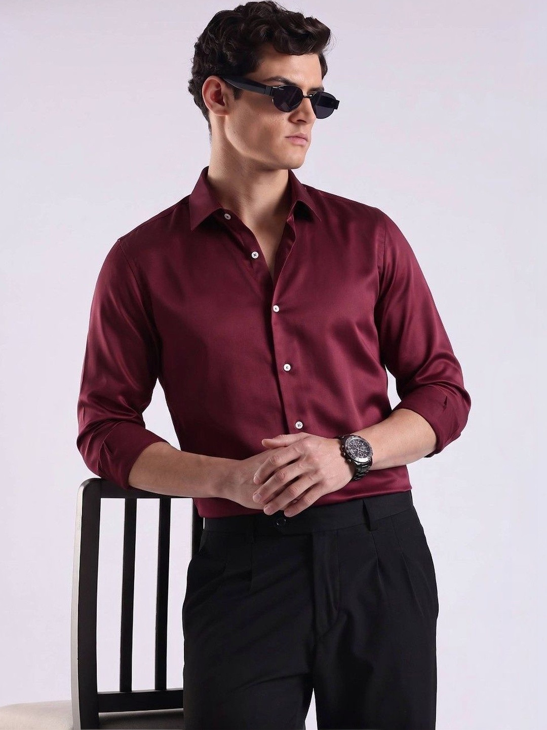 VELKYNOX Men Comfort Party Shirt