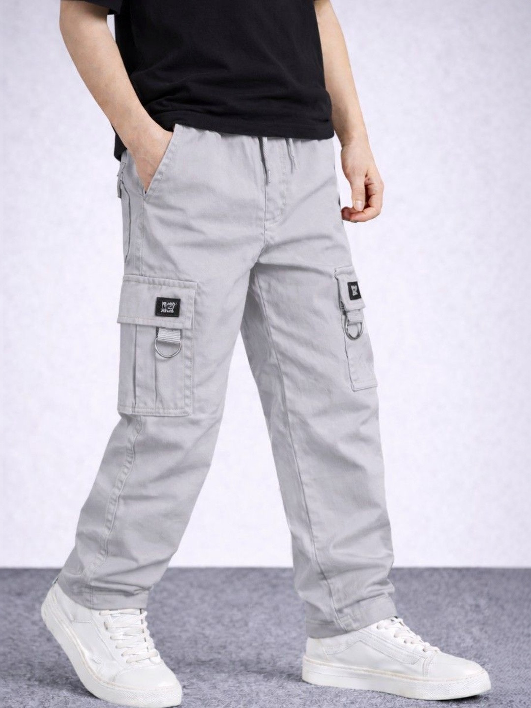 TinyBrezy Boys Easy Wash Cargos Trousers