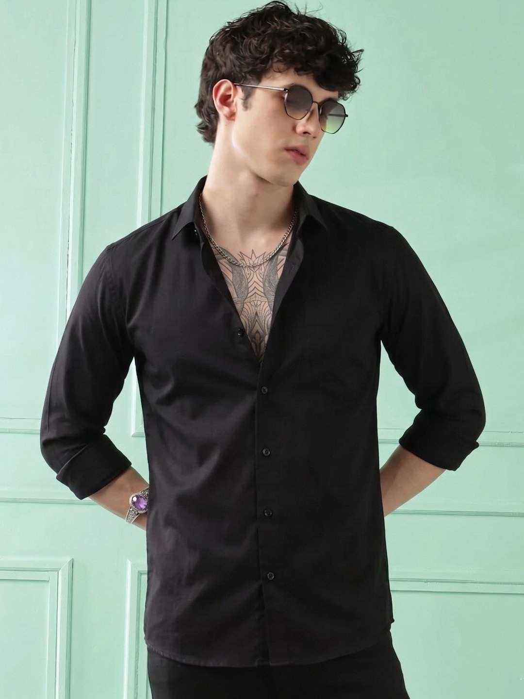 VELKYNOX Men Comfort Casual Shirt