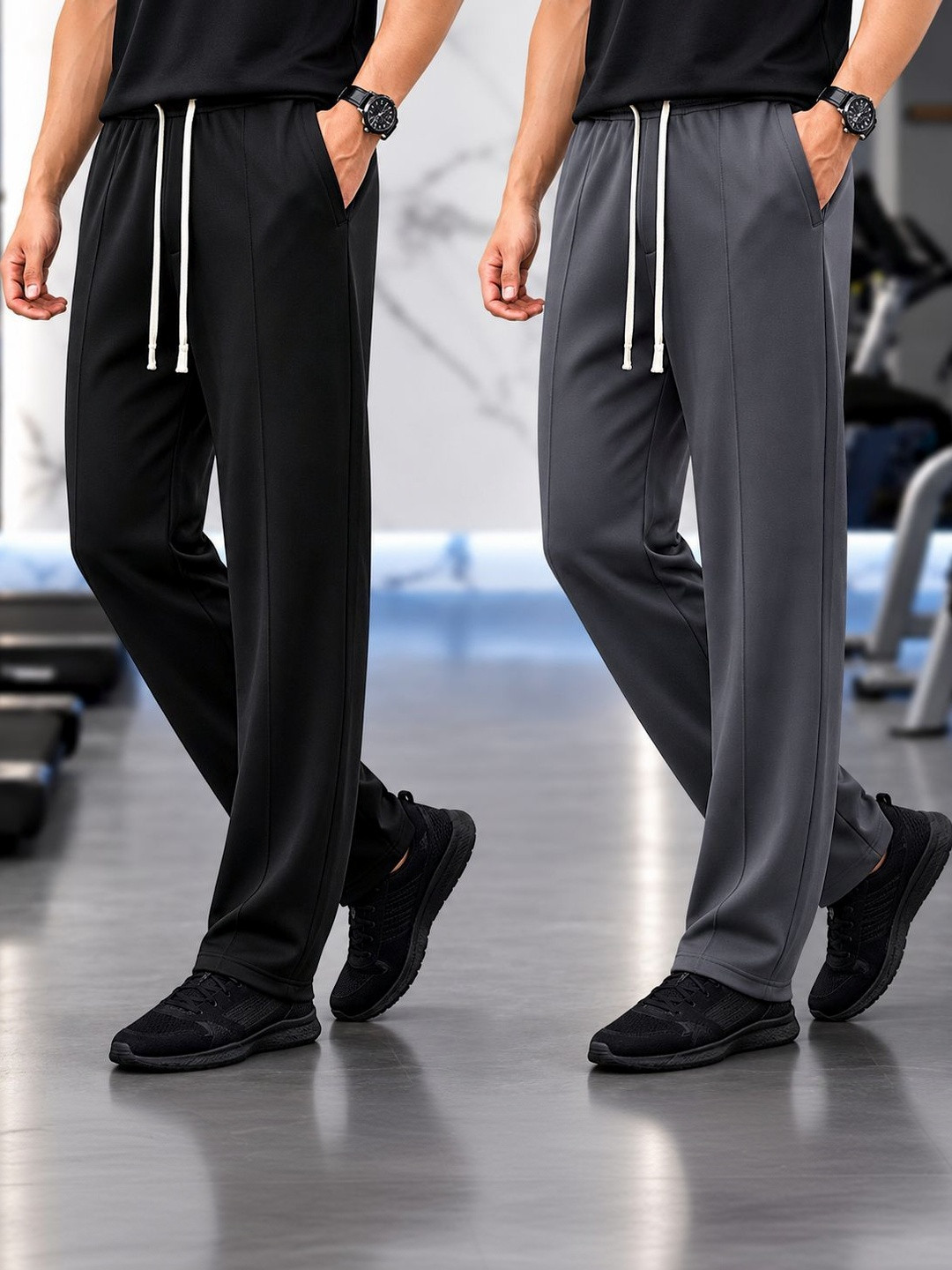 MACK JONNEY Men Pack of 2 Regular Fit Training Track Pants