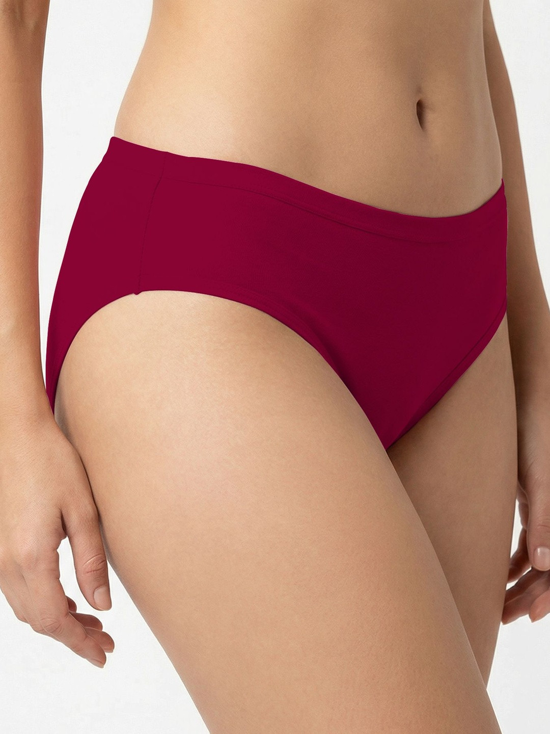 DClub Women Pack of 3 Anti Microbial Seamless Cotton Bikini