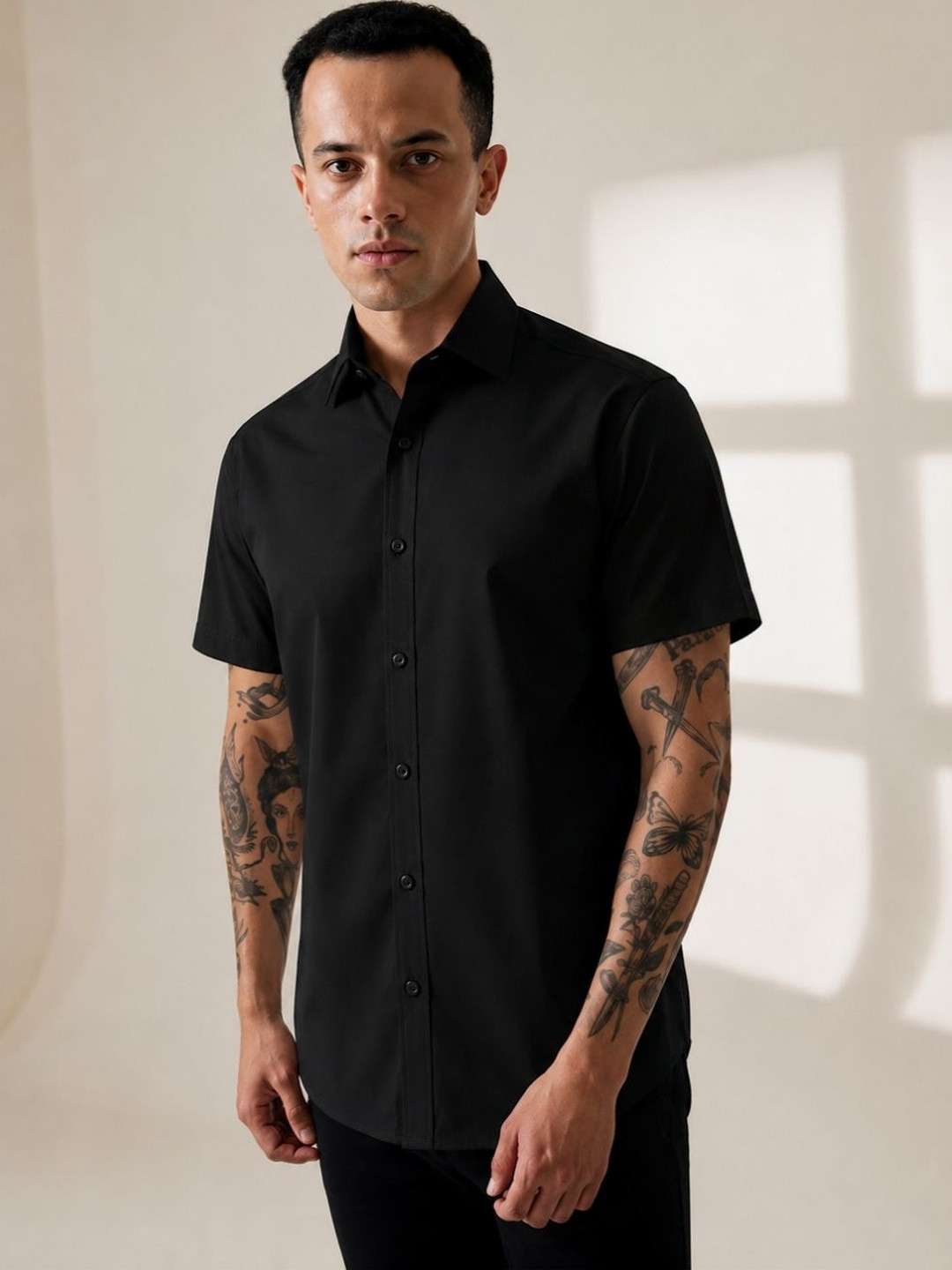 AACHARI Men Comfort Casual Shirt