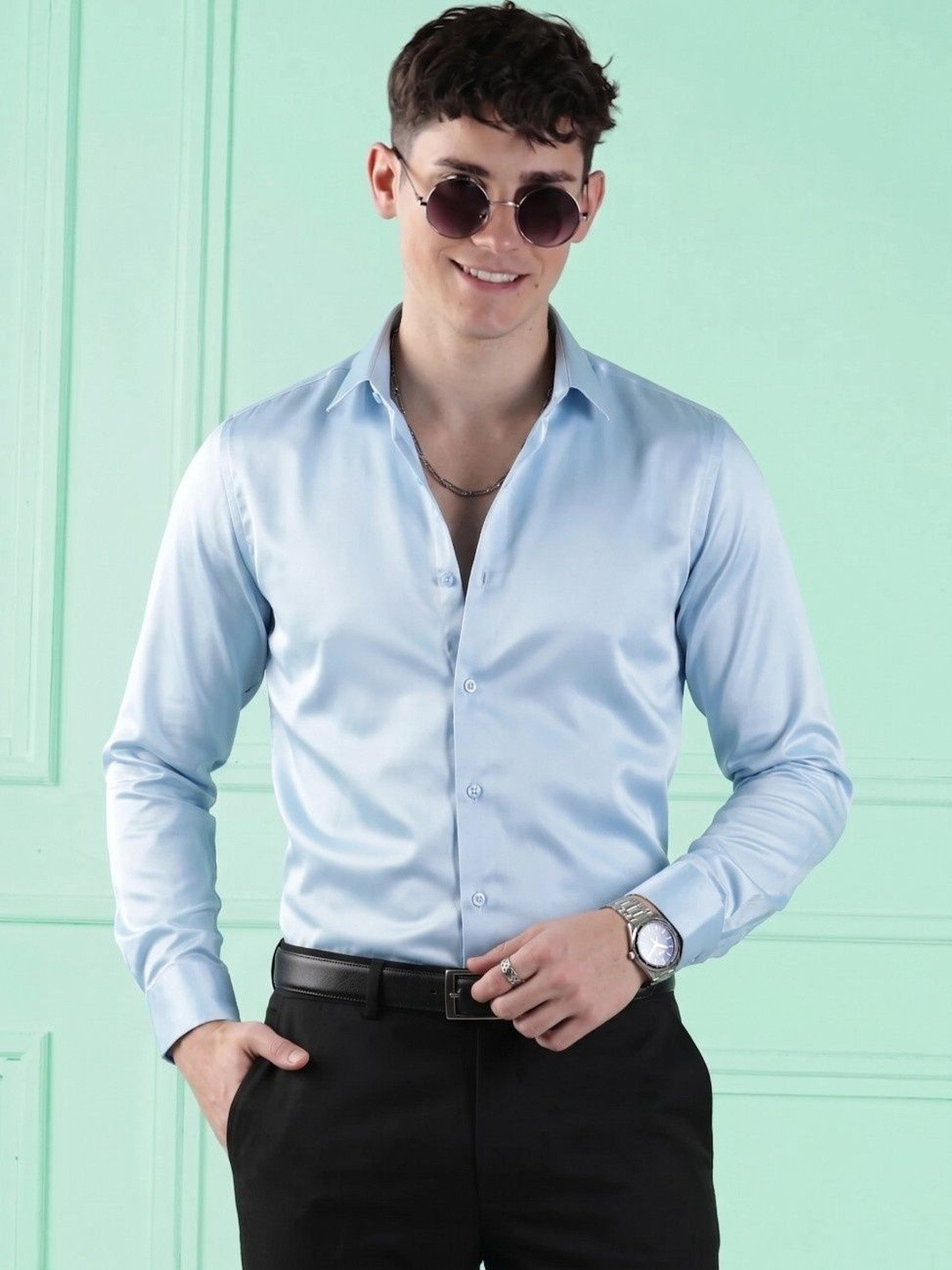 VELKYNOX Men Comfort Semiformal Shirt