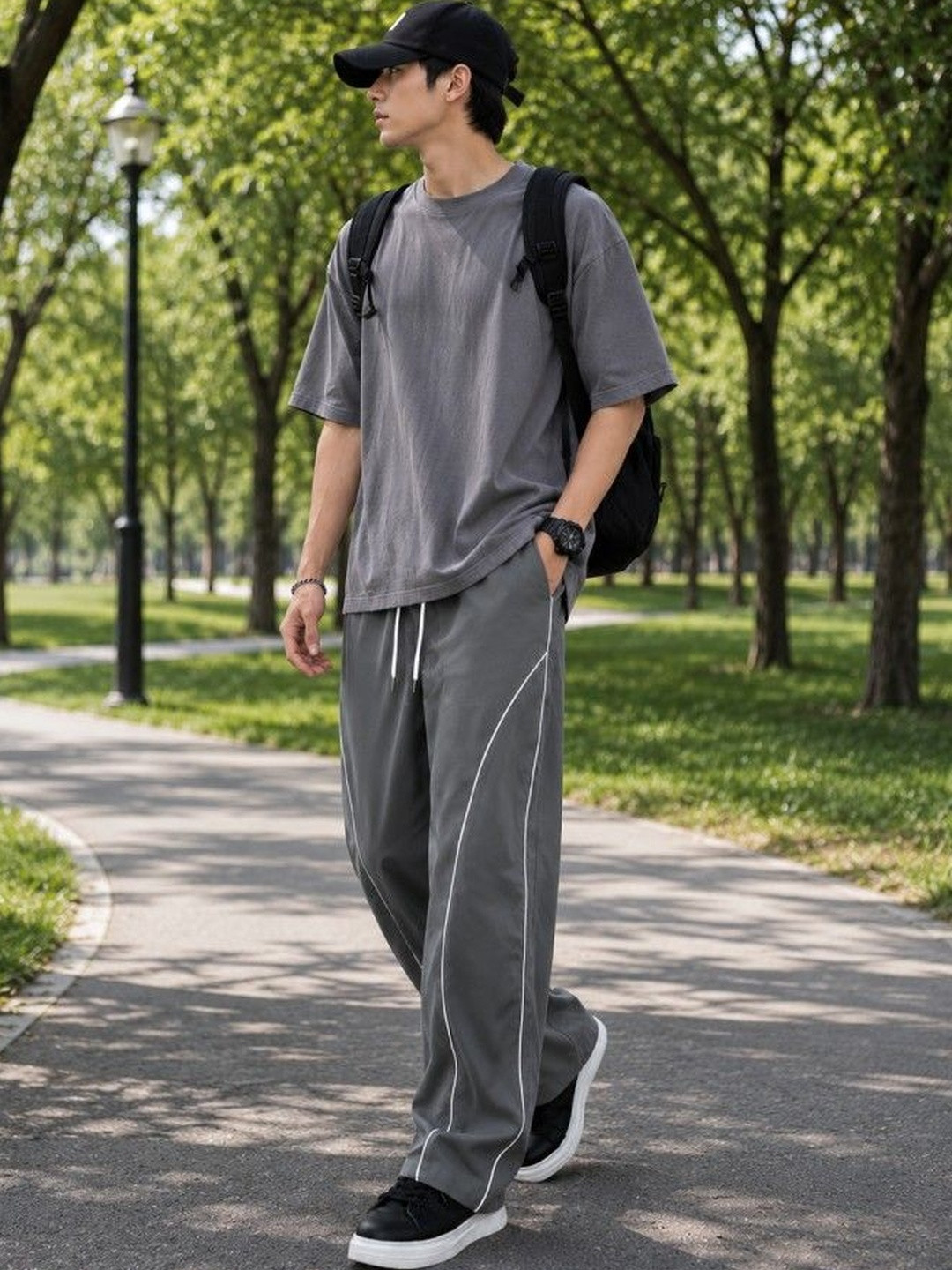Netclick Men Straight Fit Track Pants